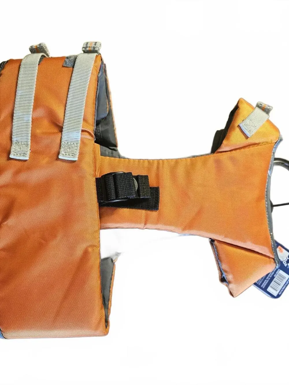 YOUly Ultimate Dog Flotation Vest Size M Orange Gray